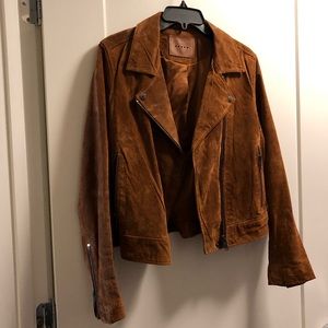 BlankNYC Suede Moto Jacket